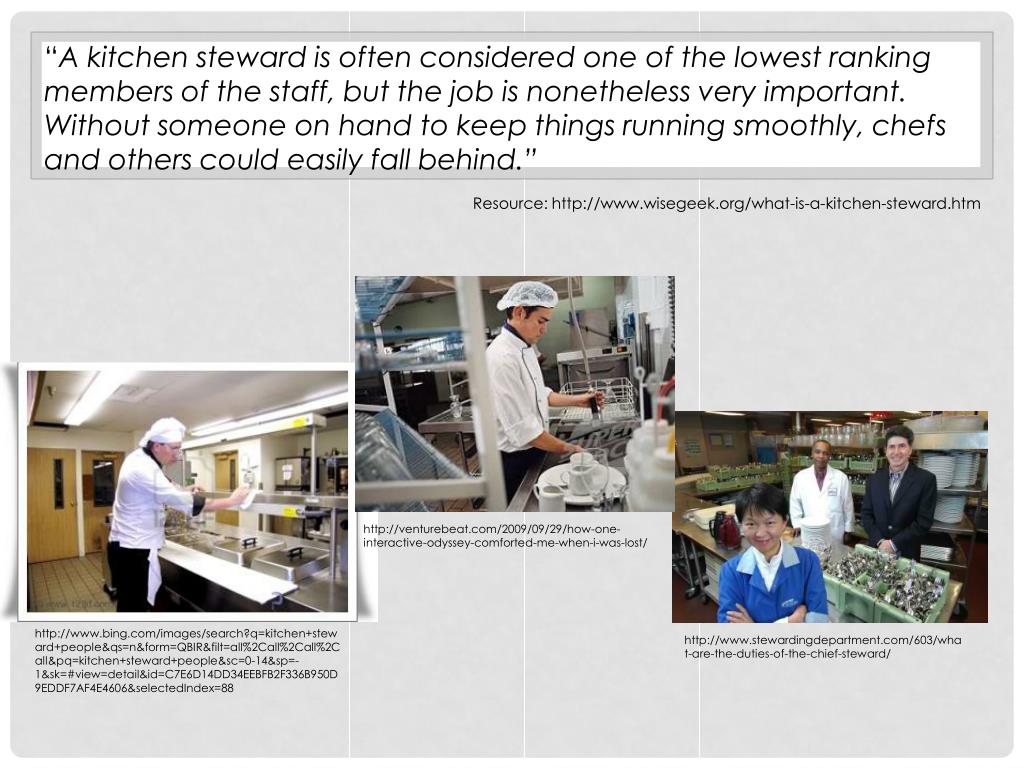 PPT Kitchen Steward PowerPoint Presentation, free download ID1602339