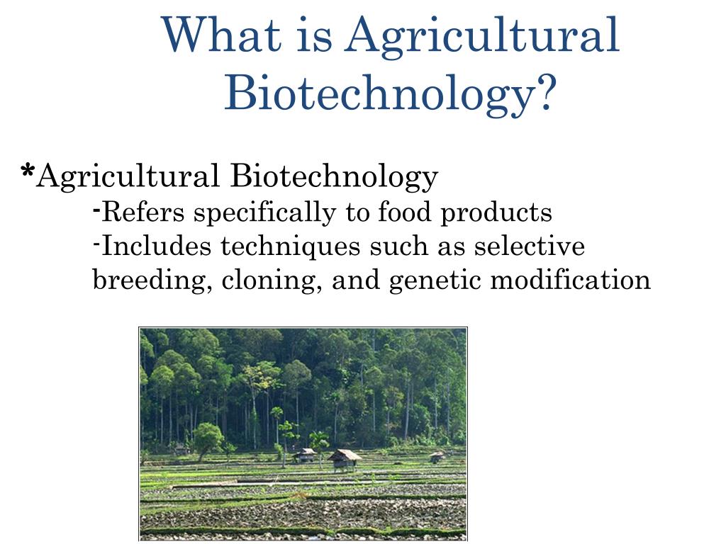 PPT Agricultural Biotechnology PowerPoint Presentation, free download