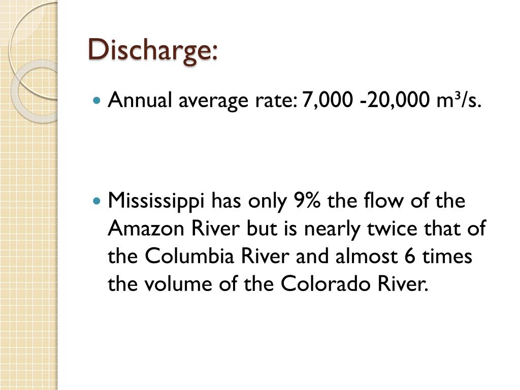 PPT THE MISSISSIPPI RIVER PowerPoint Presentation, free download ID