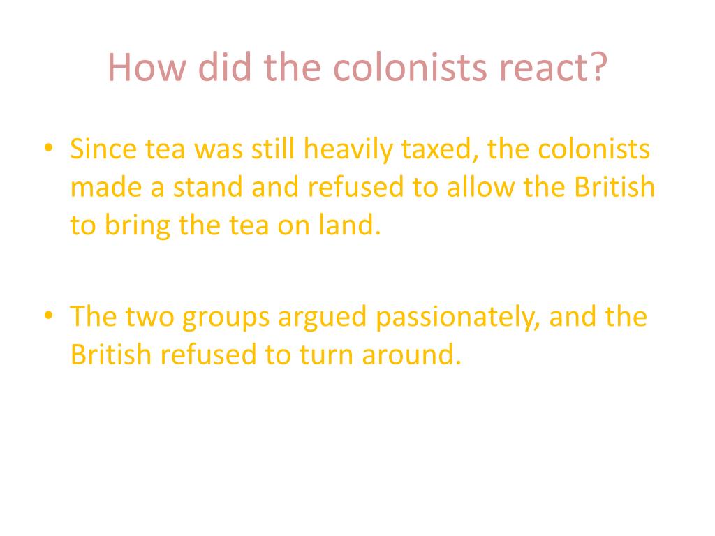 PPT The Boston Tea Party PowerPoint Presentation, free download ID