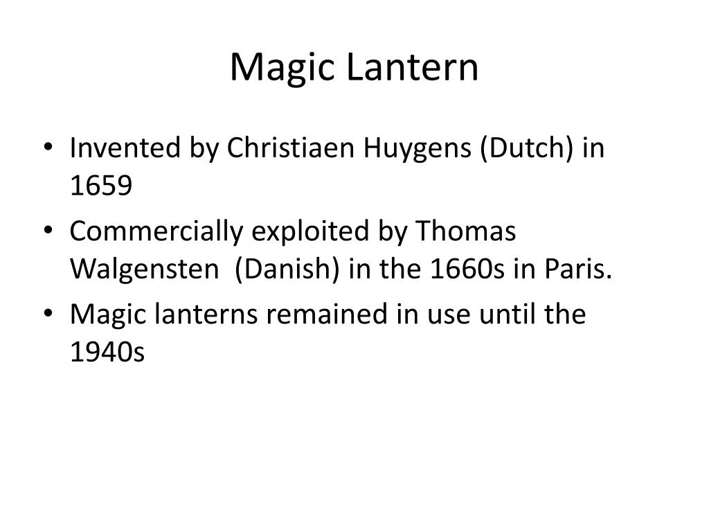 PPT Narrating a History of Cinema and the ‘Invention’ of Cinema