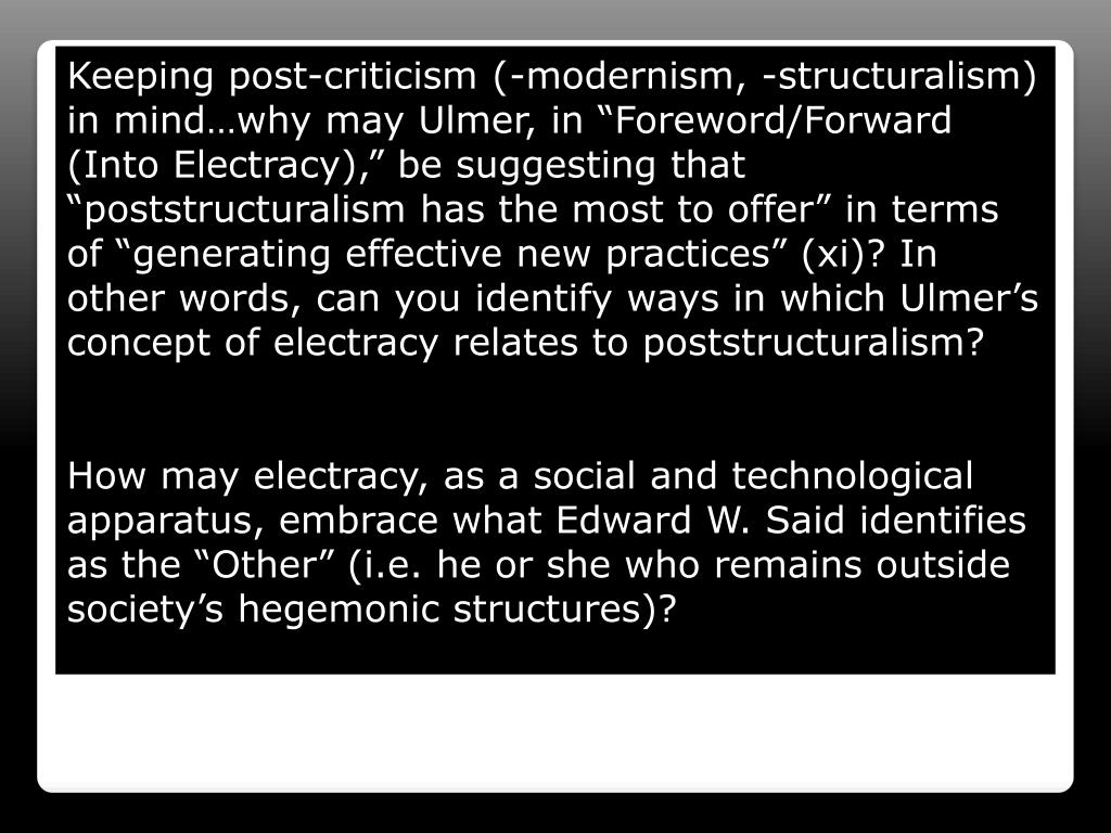 PPT The Object of PostCriticism PowerPoint Presentation, free