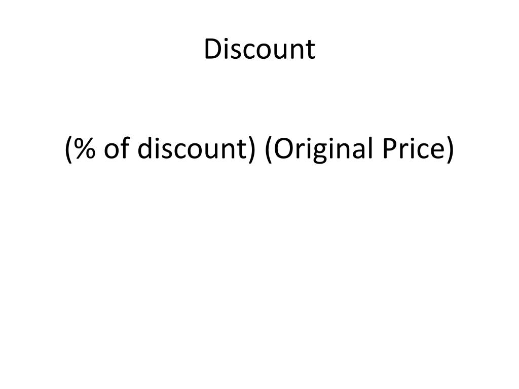 PPT Markup and Discount PowerPoint Presentation, free download ID