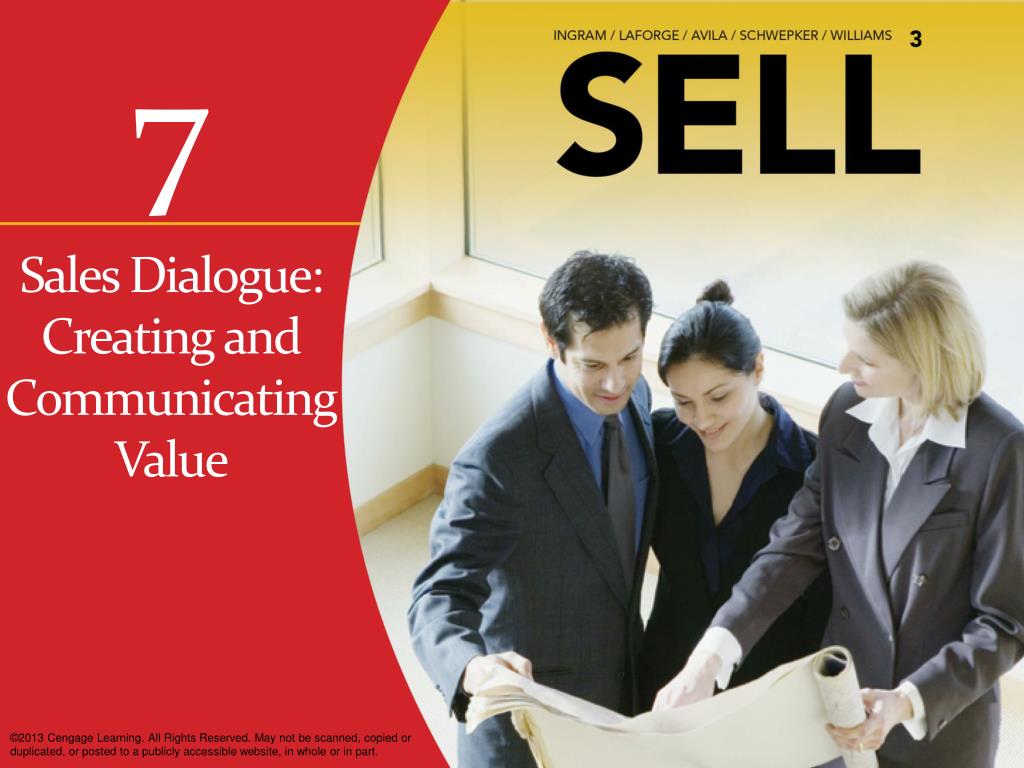 PPT Sales Dialogue Creating and Communicating Value PowerPoint