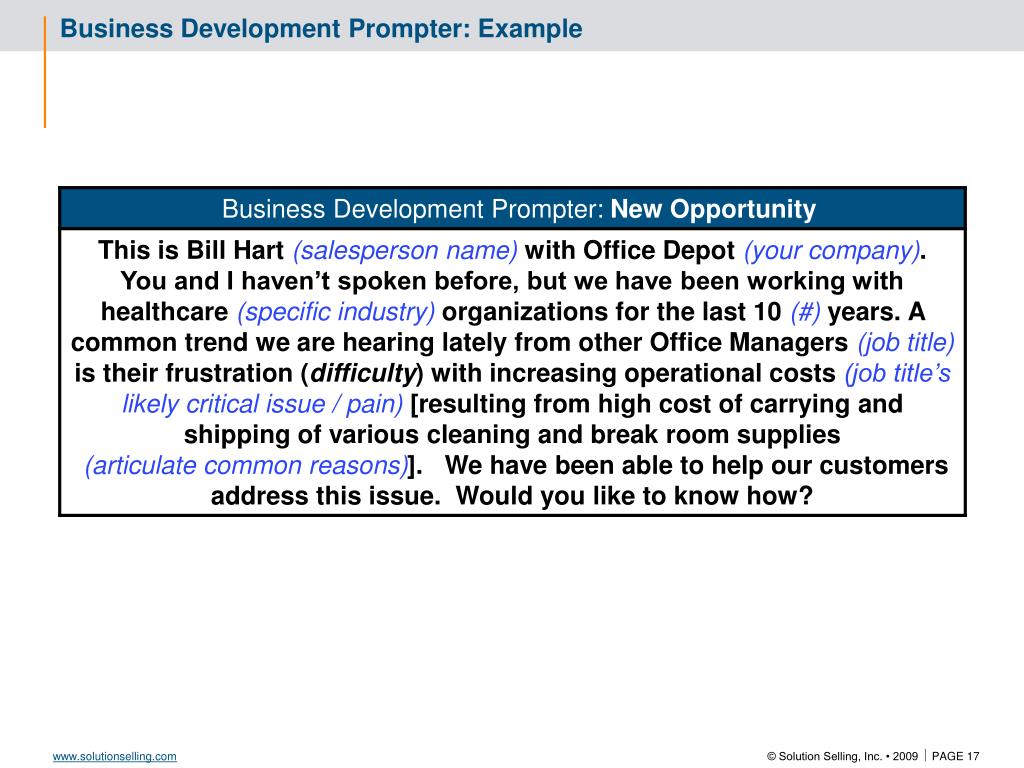 PPT Office Depot Sales Process Global/Major/Public PowerPoint