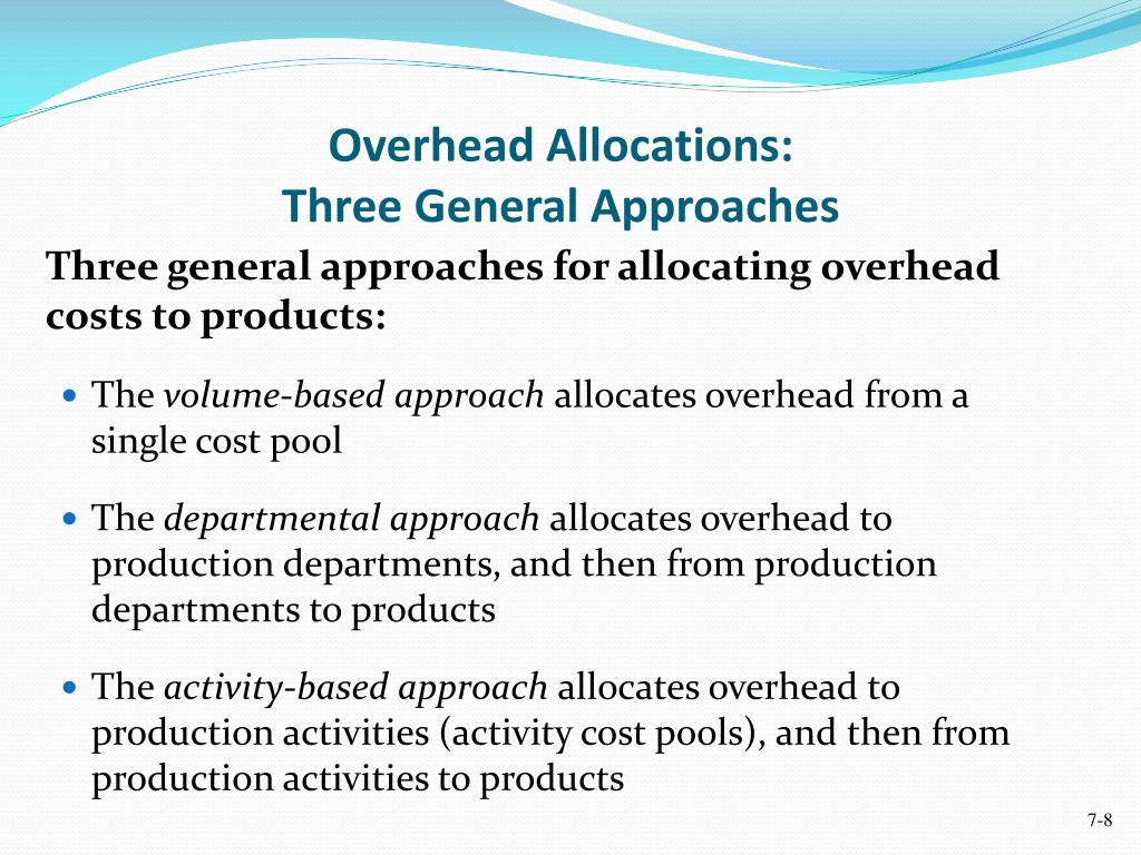 PPT Cost Allocation Departments, Joint Products, and ByProducts