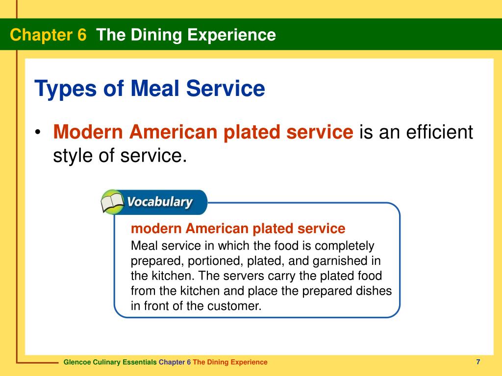 PPT There are five different types of dining establishments finedining, theme restaurants