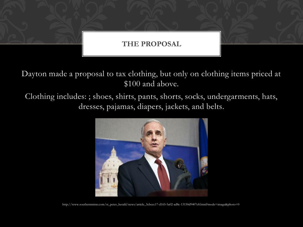 PPT Tax on clothing in Minnesota PowerPoint Presentation, free download ID1612136