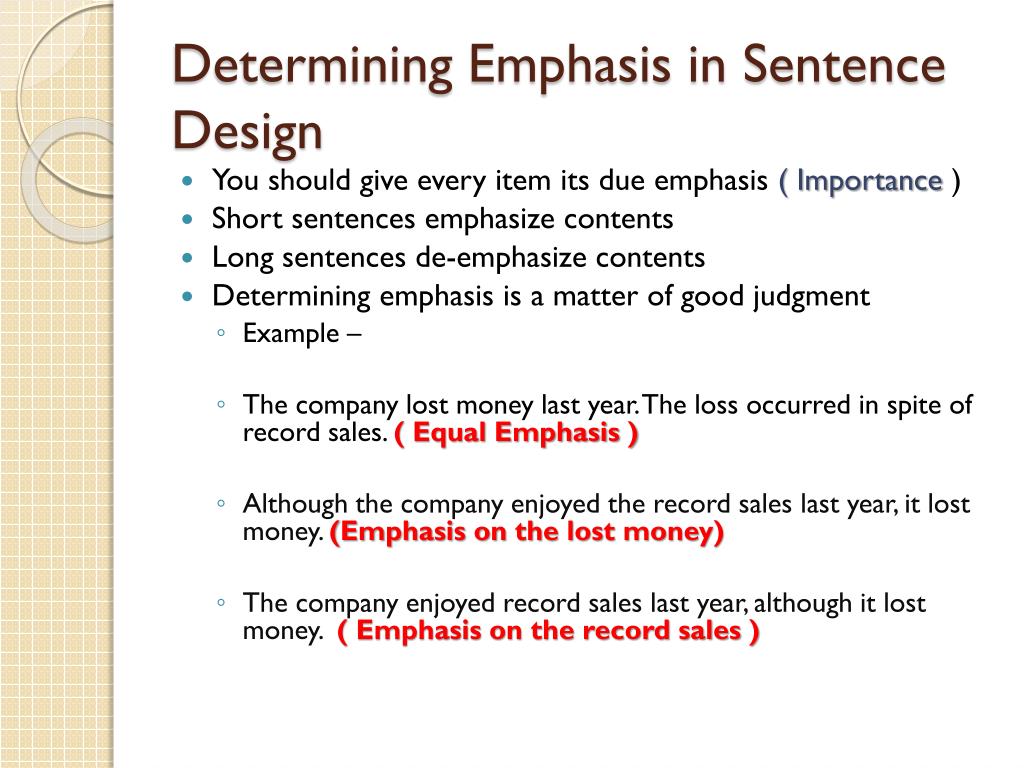 PPT Construction of Clear Sentences and Paragraphs PowerPoint
