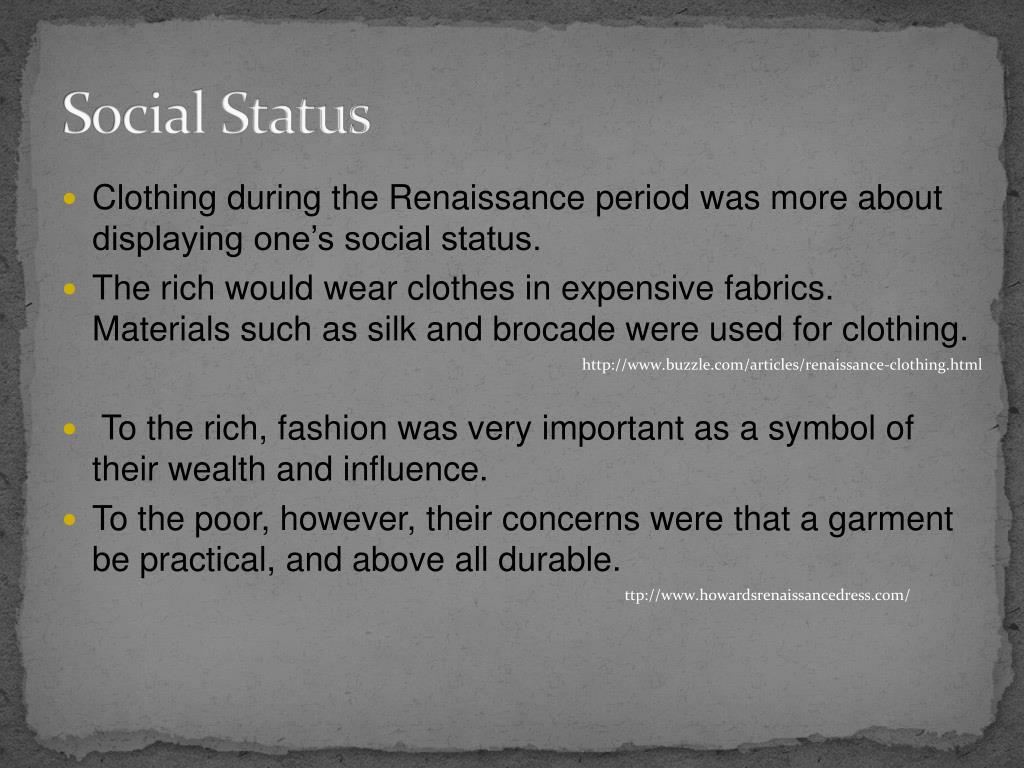PPT Renaissance Clothing PowerPoint Presentation, free download ID