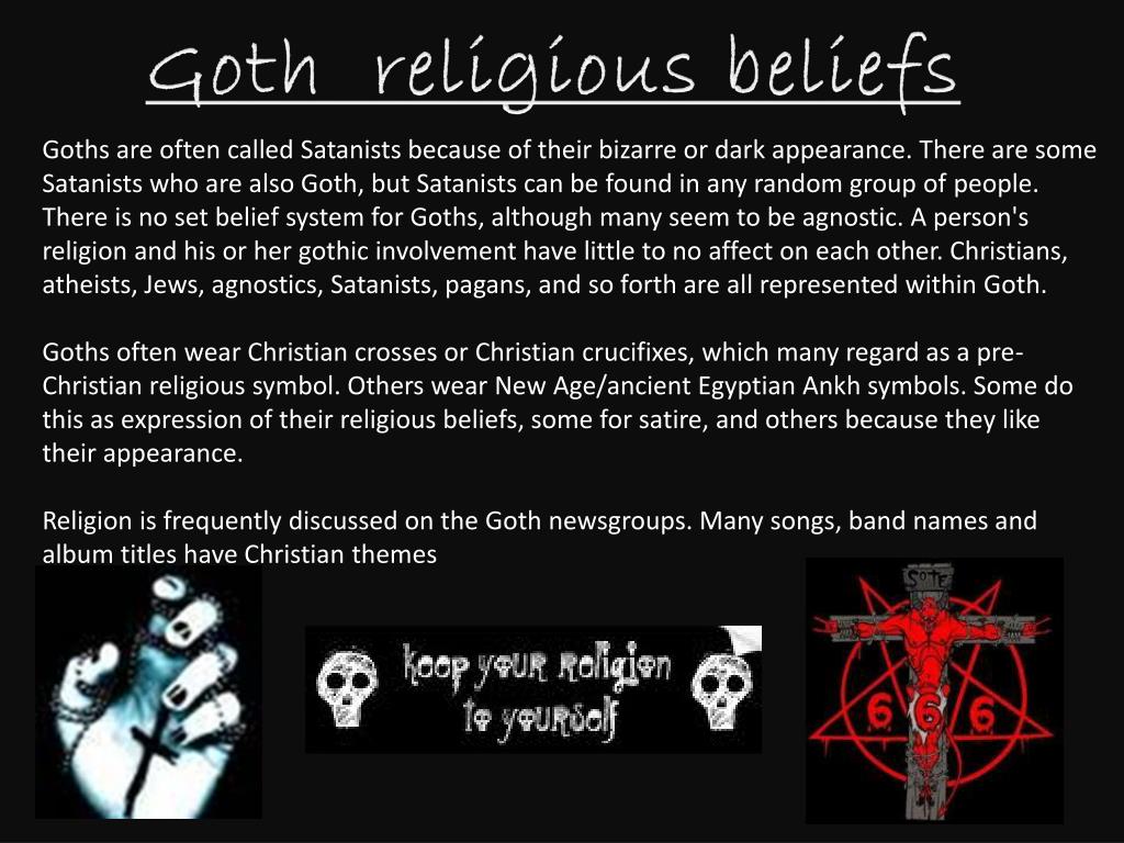 PPT Stereotyping of a Goth PowerPoint Presentation, free download