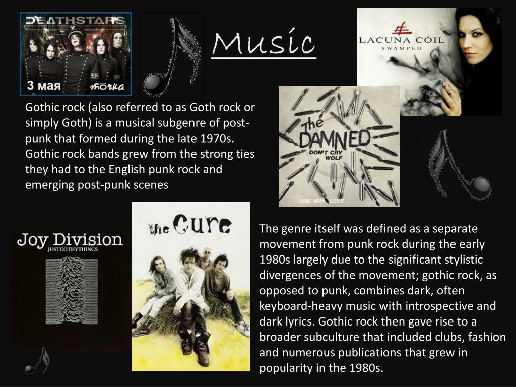 PPT Stereotyping of a Goth PowerPoint Presentation, free download