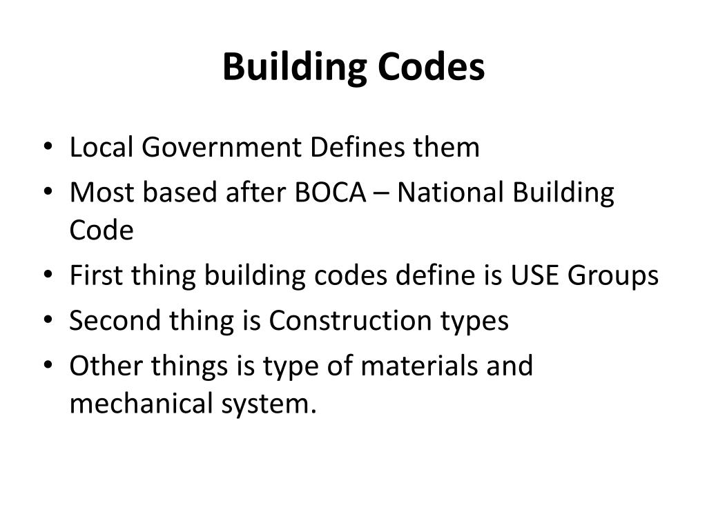 PPT Building Codes, Zoning Ordinances PowerPoint Presentation, free
