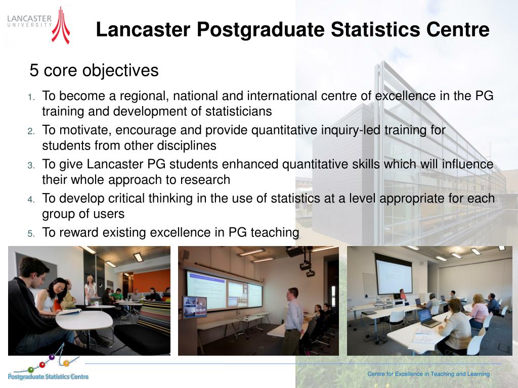 PPT Lancaster Postgraduate Statistics Centre PowerPoint Presentation