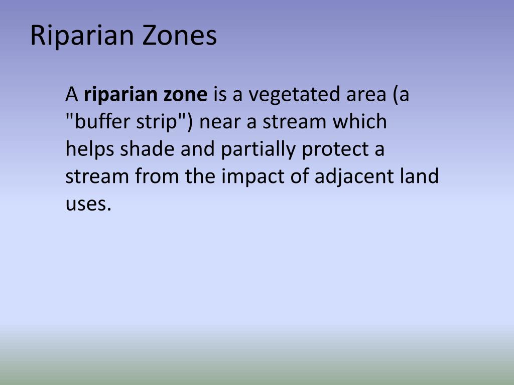 PPT Riparian Zones PowerPoint Presentation, free download ID1622378