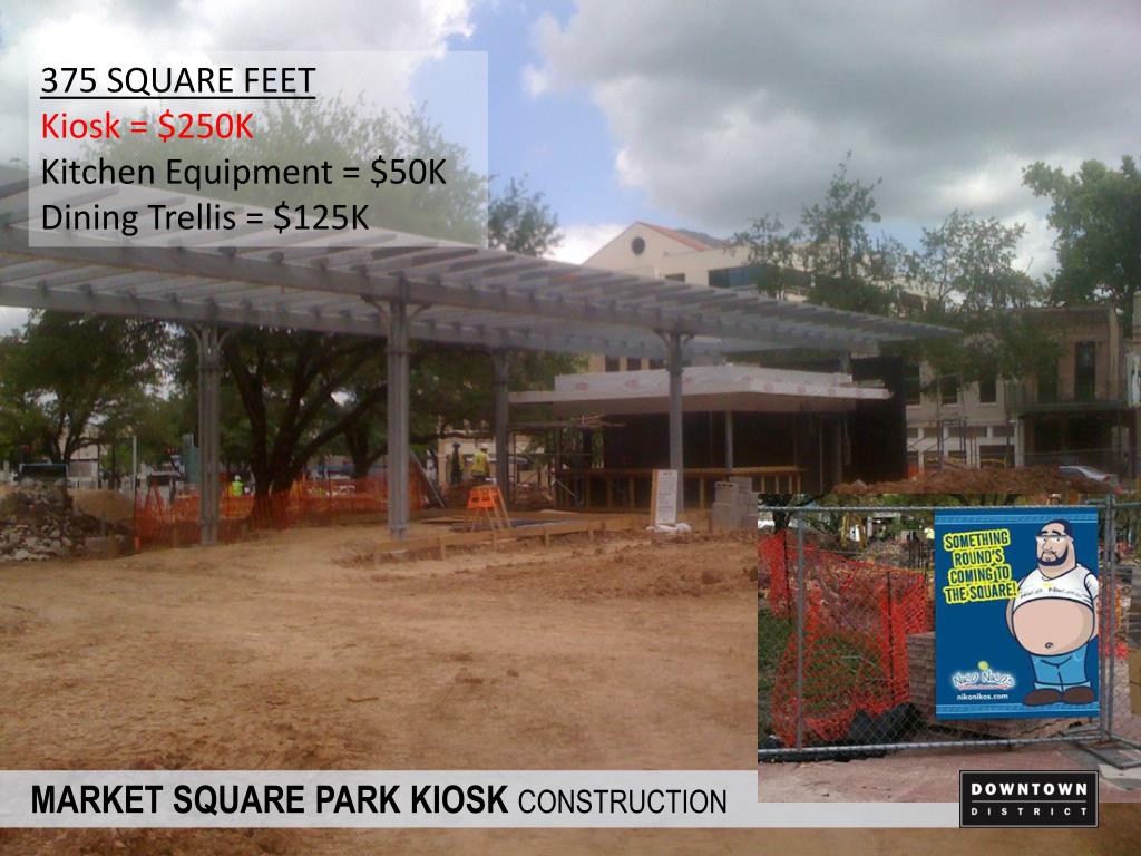 PPT KIOSK MARKET SQUARE PARK, Houston, TX PowerPoint Presentation