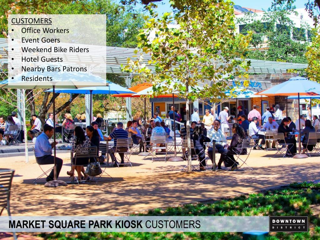 PPT KIOSK MARKET SQUARE PARK, Houston, TX PowerPoint Presentation