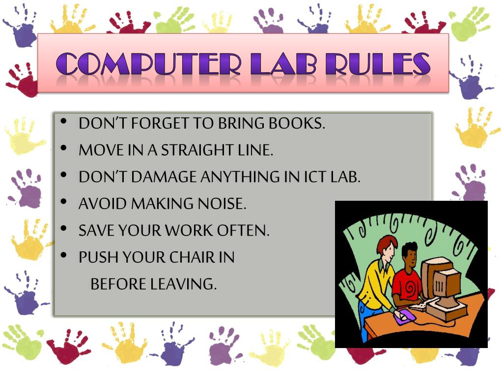 Computer Lab Rules For Kids