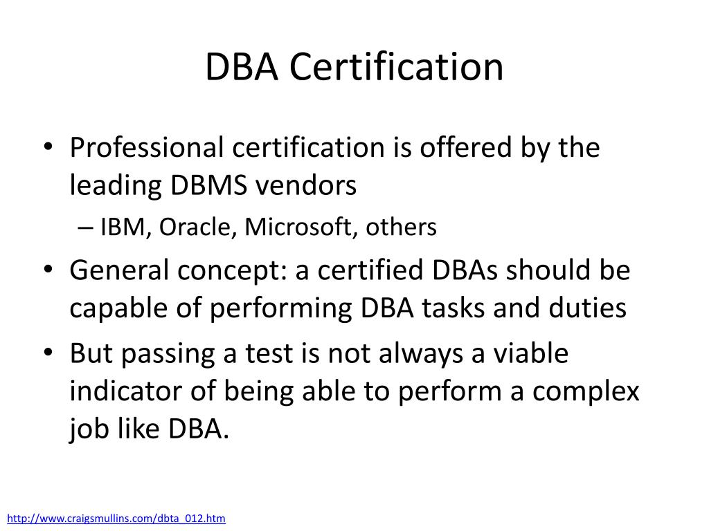 PPT Database Administration The Complete Guide to Practices and
