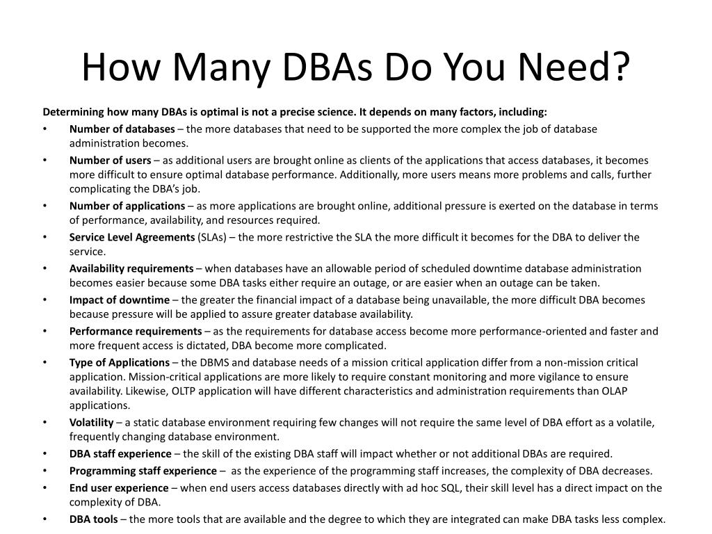 PPT Database Administration The Complete Guide to Practices and