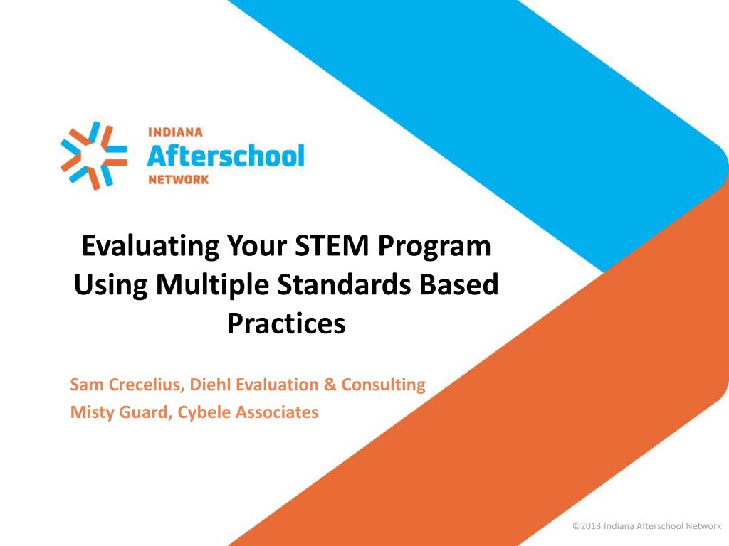 PPT Evaluating Your STEM Program Using Multiple Standards Based