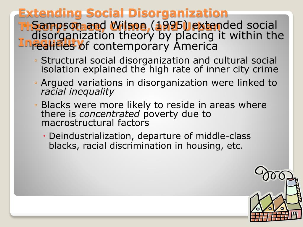 PPT The Chicago School The City, Social and Crime