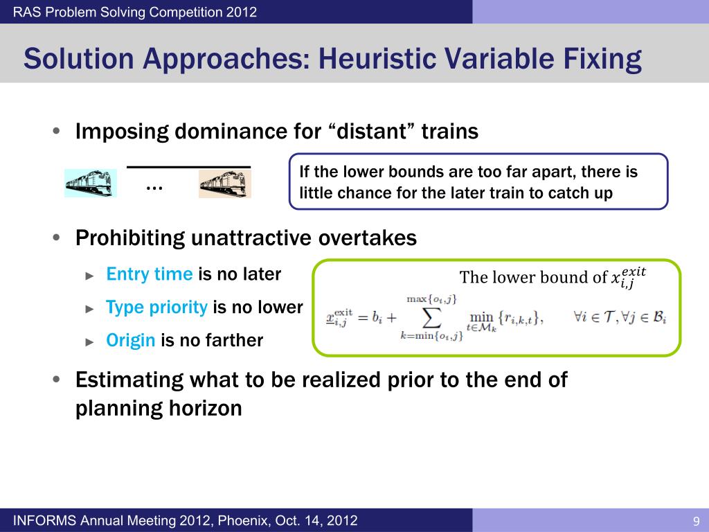 PPT Mixedinteger Programming Based Approaches for the Movement