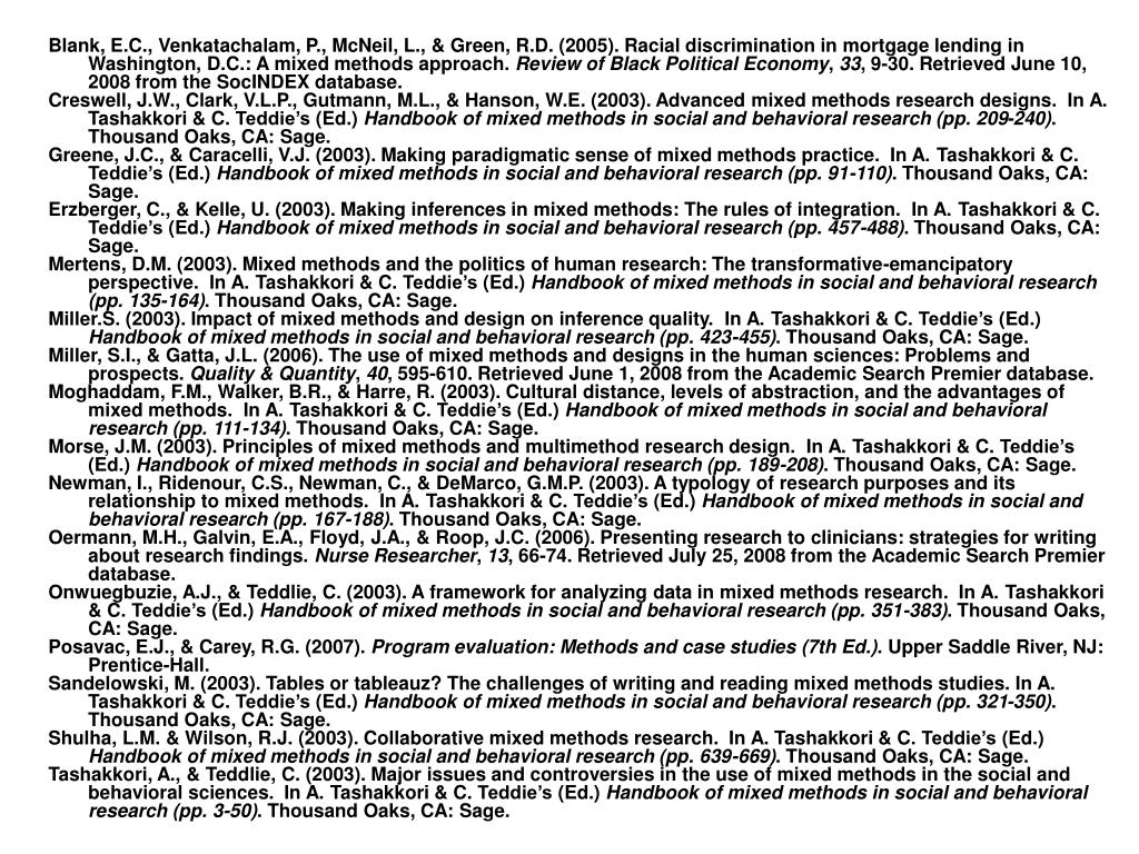 PPT MIXED METHOD RESEARCH MMR PowerPoint Presentation, free download