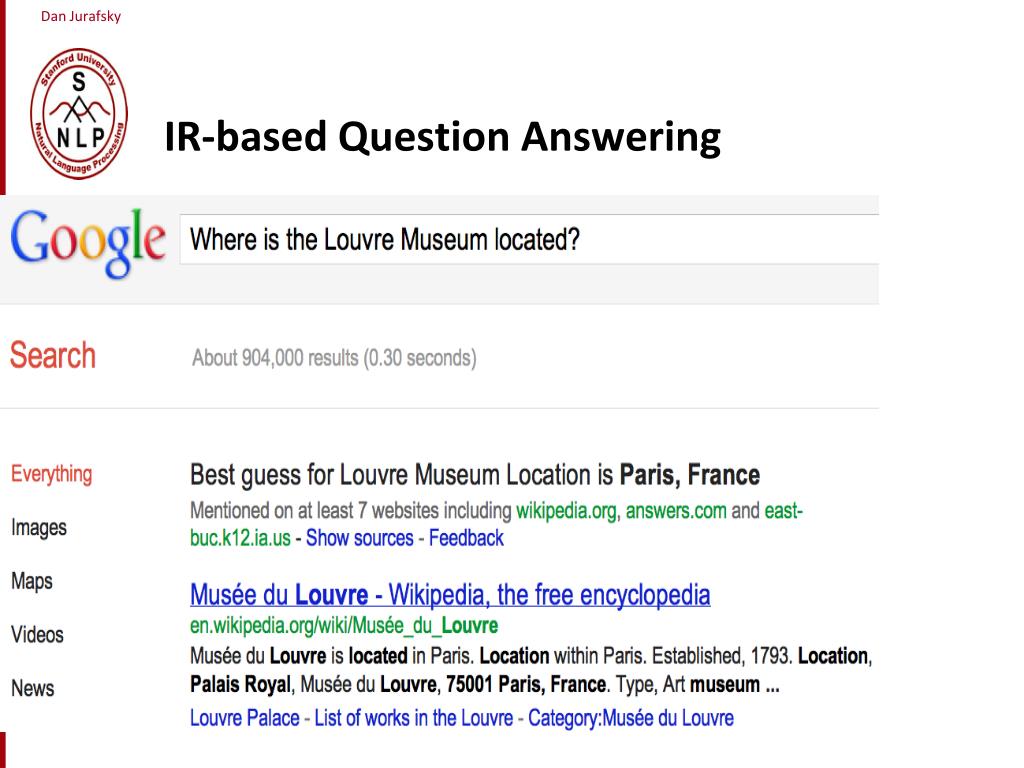 PPT Natural Language Question Answering PowerPoint