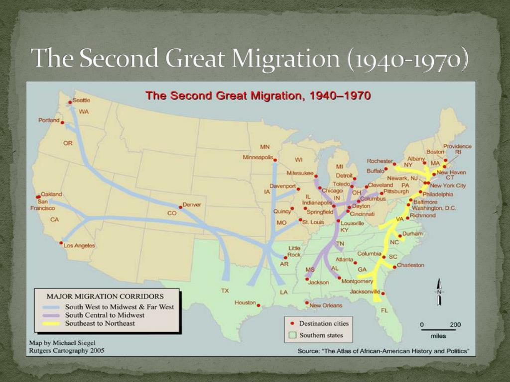 PPT MIGRATIONS of African Americans PowerPoint Presentation, free