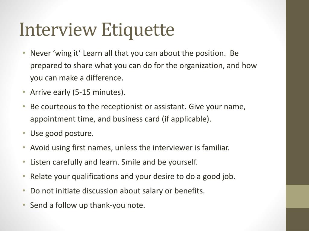 PPT Business Etiquette 101 PowerPoint Presentation, free download