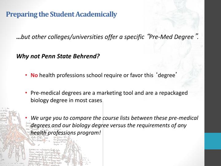 PPT PreHealth Professions at Penn State Behrend PowerPoint Presentation ID1635126