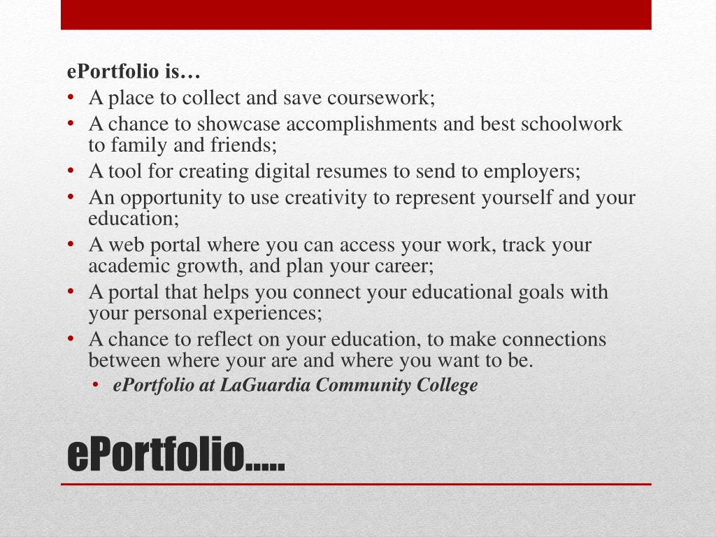 PPT ePortfolio Otterbein University PowerPoint Presentation, free