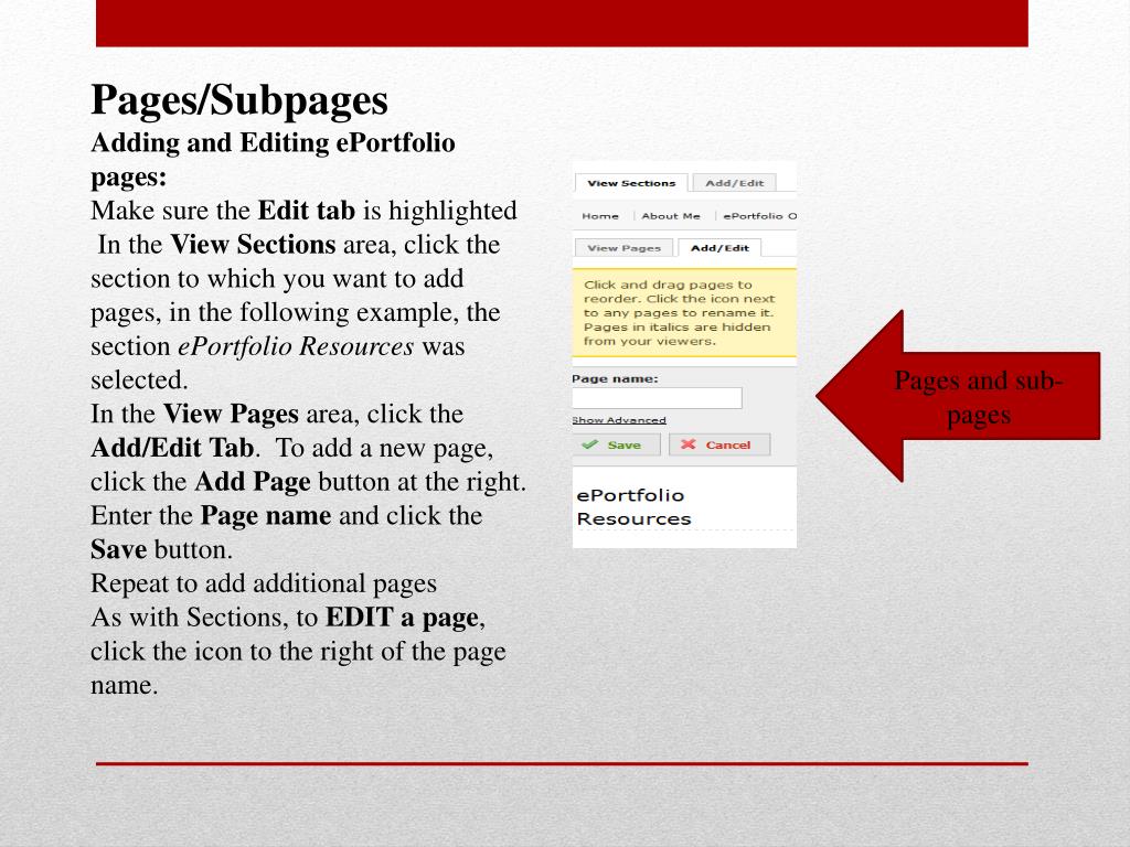 PPT ePortfolio Otterbein University PowerPoint Presentation, free