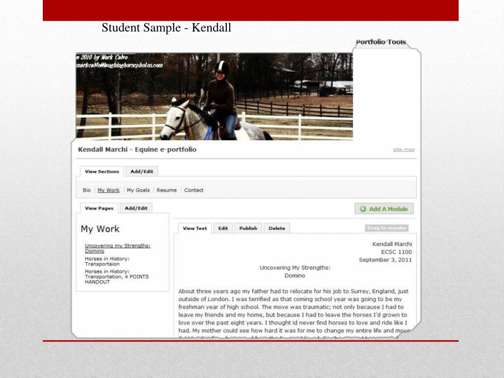 PPT ePortfolio Otterbein University PowerPoint Presentation, free