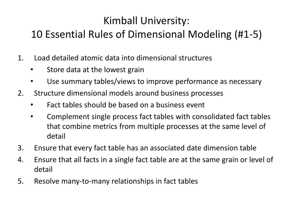 PPT Tips and Tricks for Dimensional Modeling PowerPoint Presentation