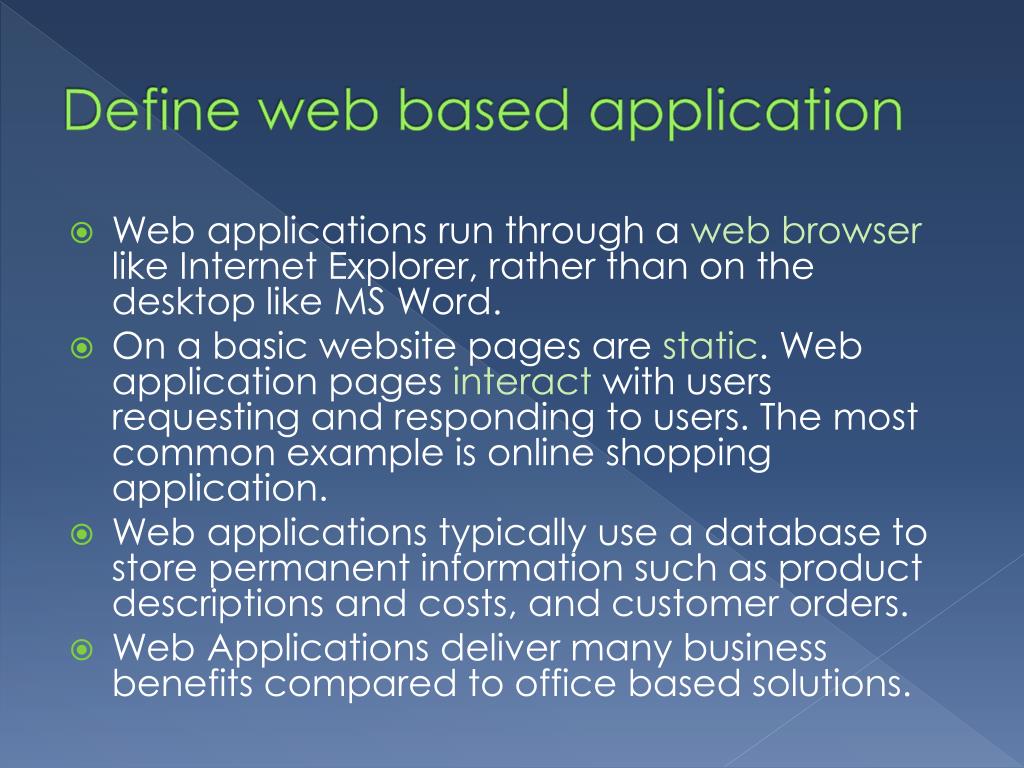 PPT  based application PowerPoint Presentation, free download ID