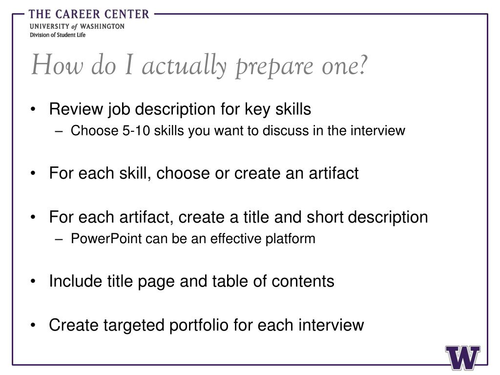 PPT Interview Portfolios PowerPoint Presentation, free download ID