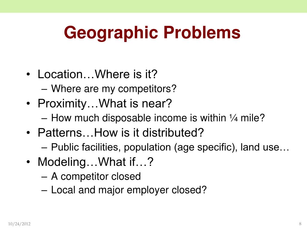 PPT Geographic Information Systems/Science (GIS) PowerPoint