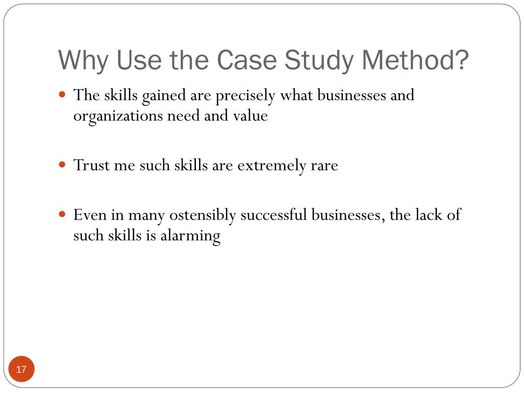 PPT The Case Study Method An Introduction PowerPoint Presentation