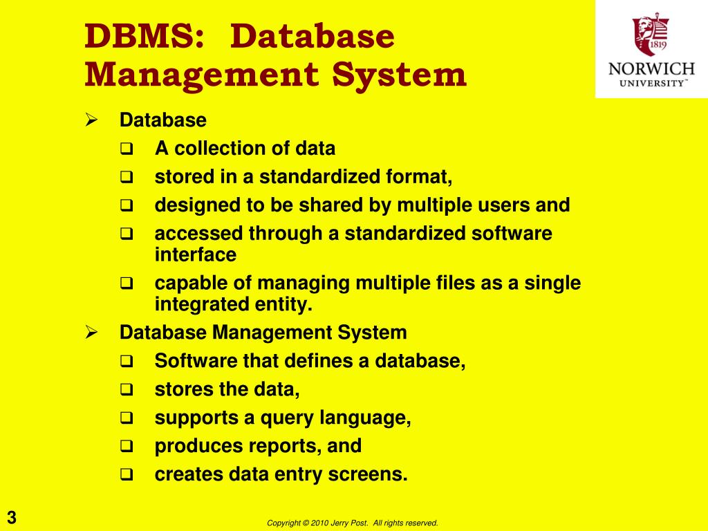 PPT Introduction to DBMS PowerPoint Presentation, free download ID