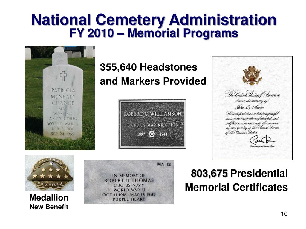 PPT Mr. Steve Muro Acting Under Secretary for Memorial Affairs