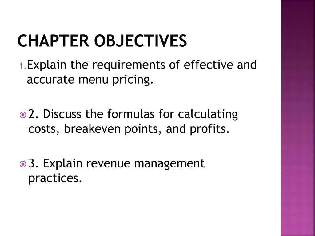 PPT Catering Menu Pricing and Controls PowerPoint Presentation, free