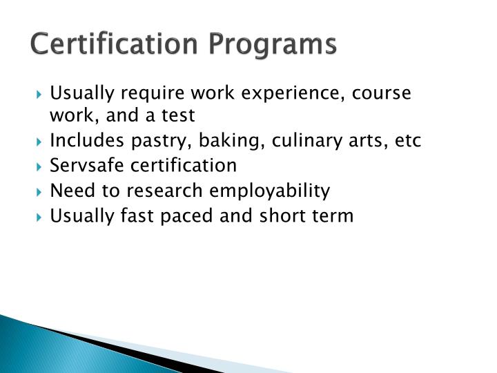 PPT CAREERS IN FOOD SERVICE PowerPoint Presentation ID1644812