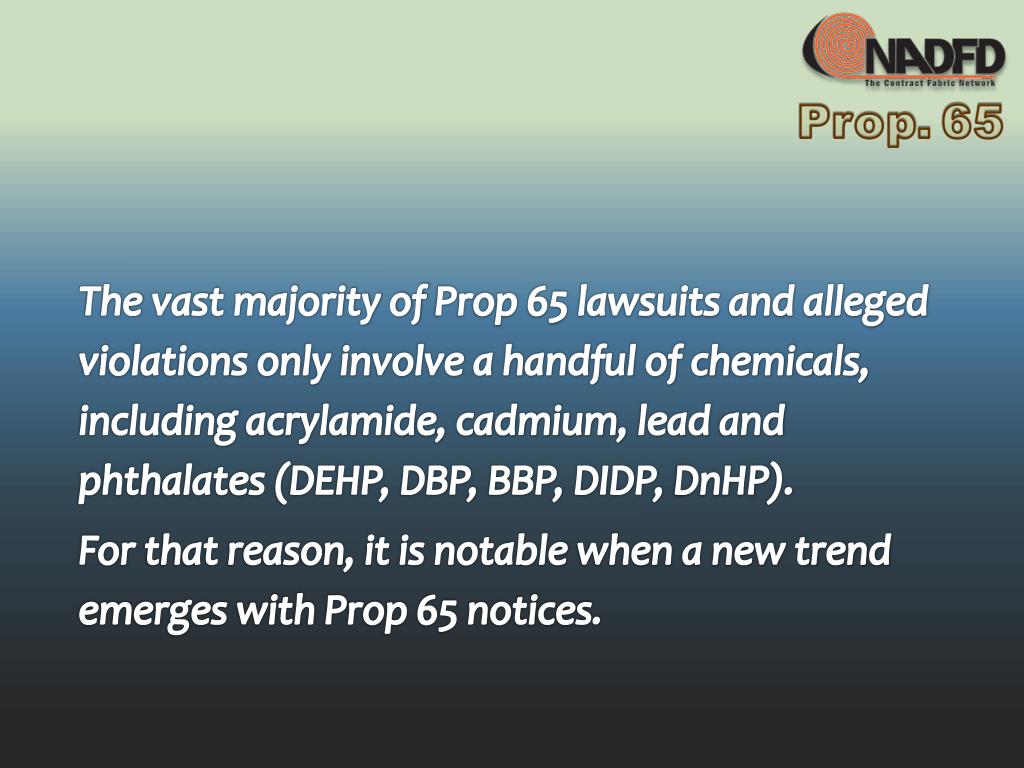 PPT PROP. 65 PowerPoint Presentation, free download ID1648015