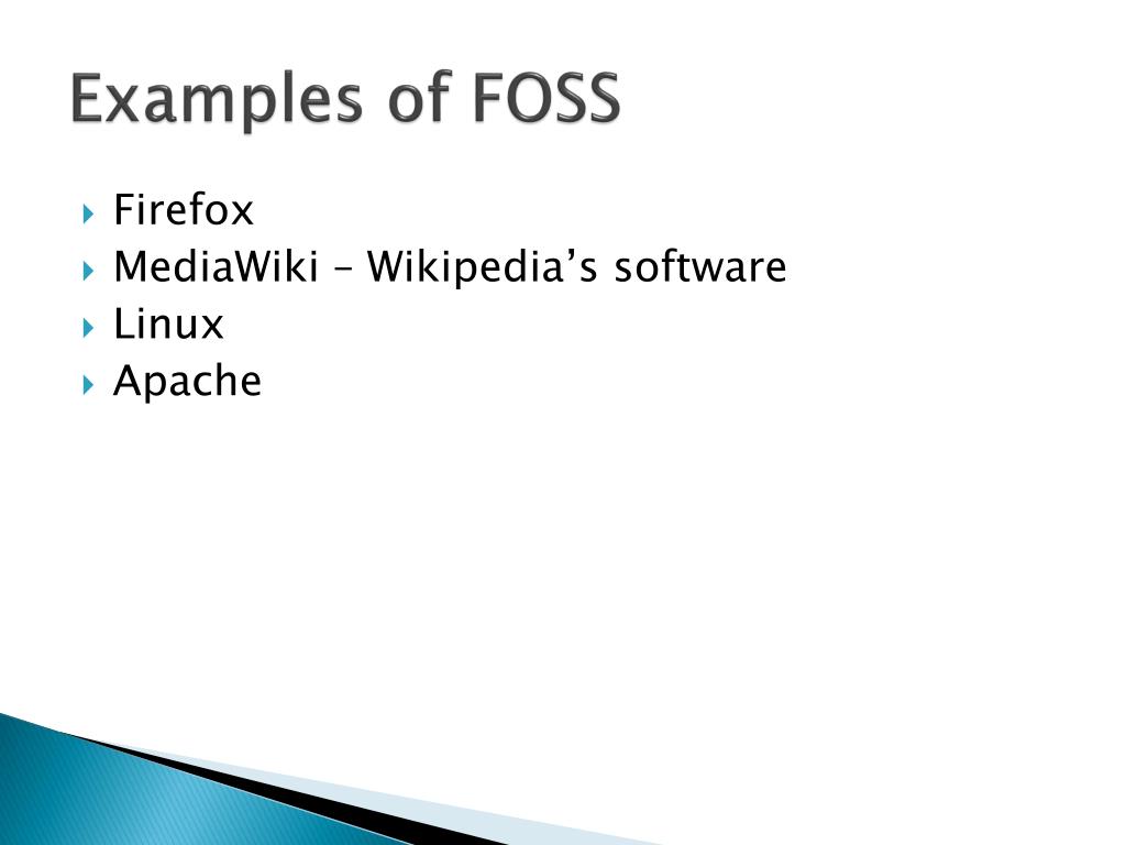 PPT FOSS as Infrastructure PowerPoint Presentation, free download