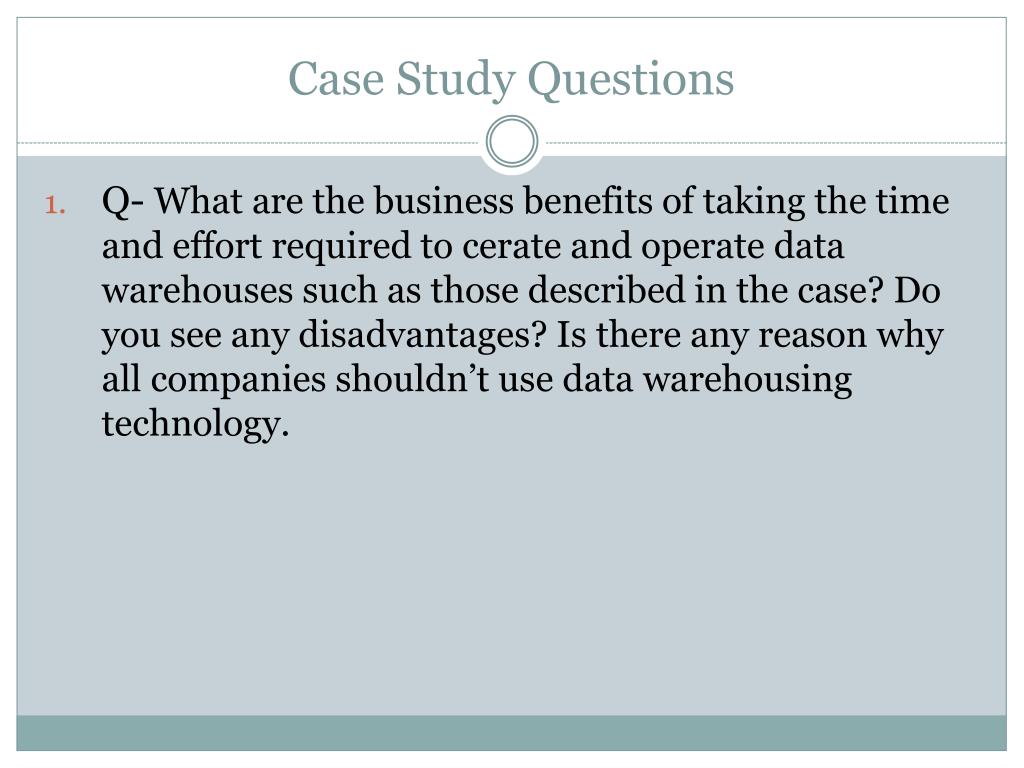 case study question definition