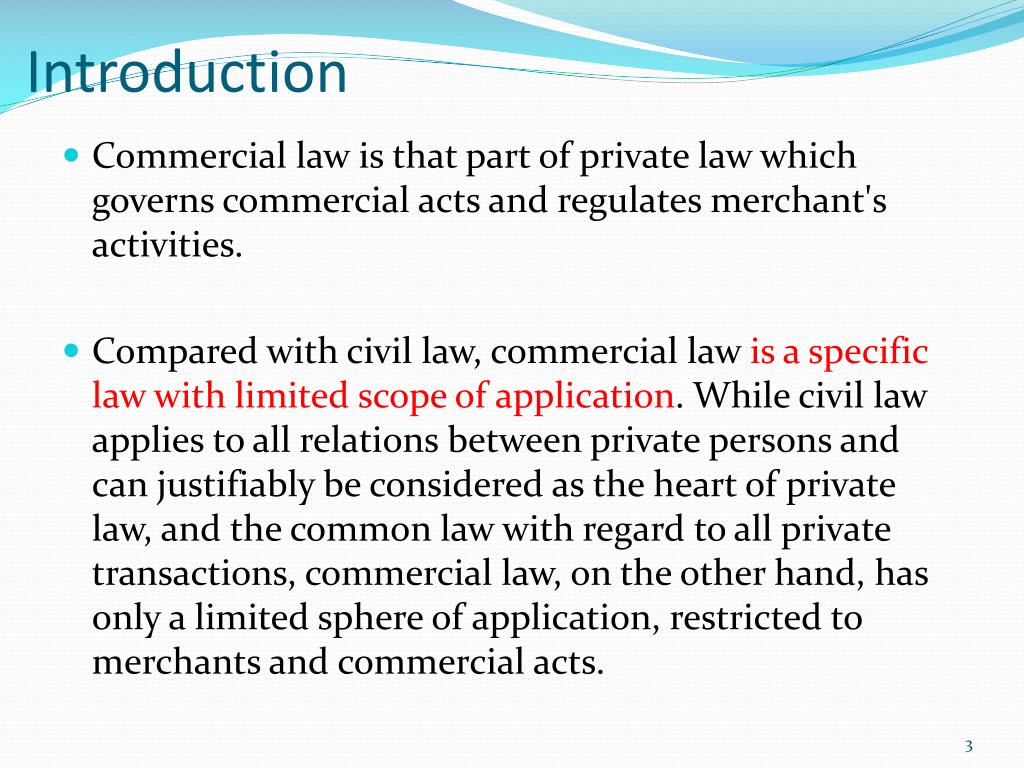 PPT COMMERCIAL LAW PowerPoint Presentation, free download ID1656173