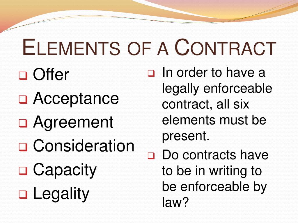 PPT Contract Law PowerPoint Presentation, free download ID1657621