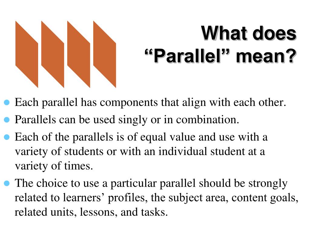 PPT Parallel Curriculum Model PowerPoint Presentation, free download